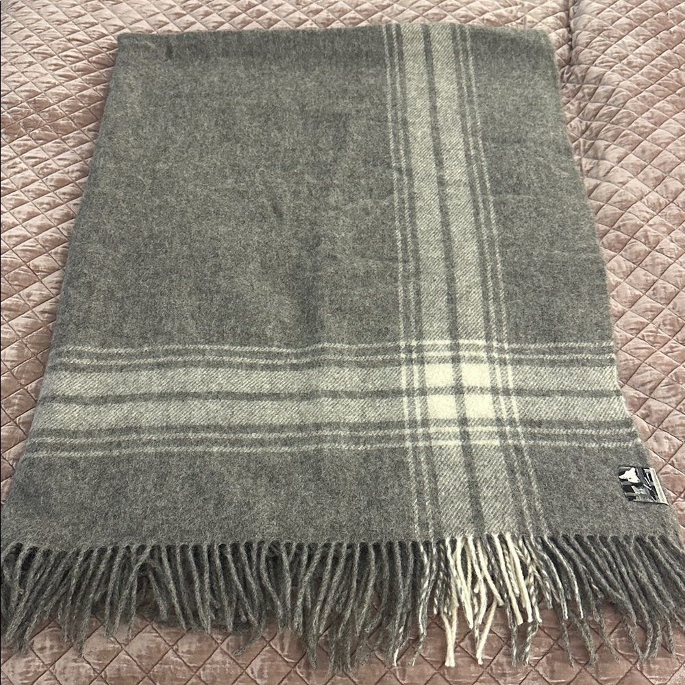 Silkeborg Uldspinderi Gray Wool blanket